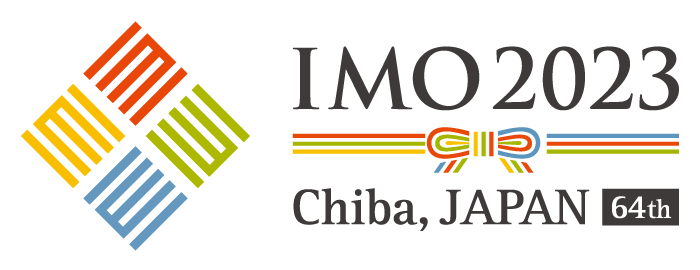 Das Logo der IMO 2023 in Japan
