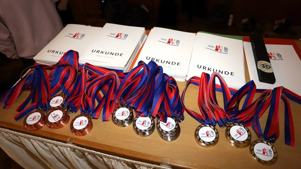Medaillentisch Bundesrunde 65 MO